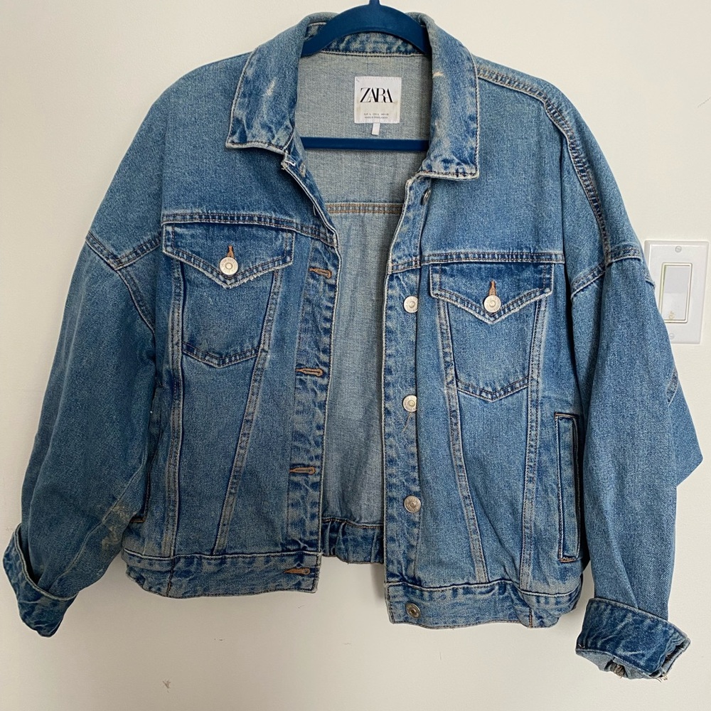 Zara vintage-style denim jacket